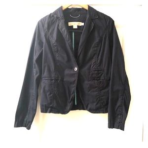 J. Crew Navy Cotton Blazer size 8